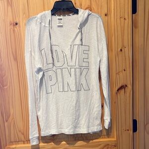 Victoria's Secret Pink White Knit Top